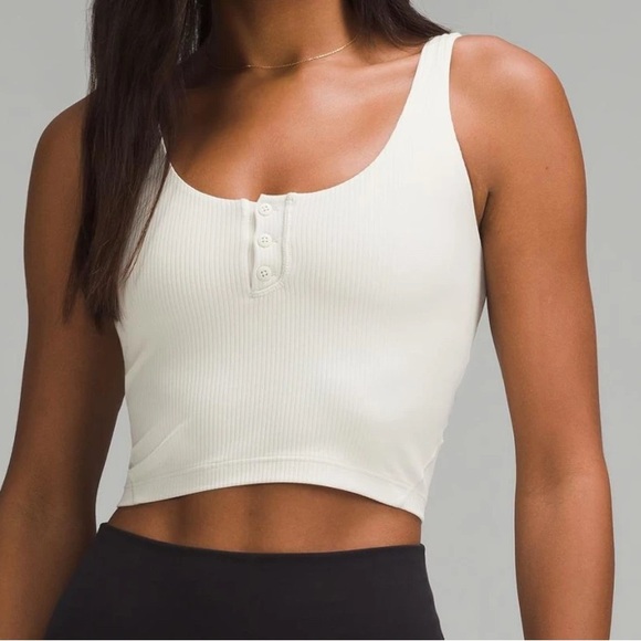lululemon Align Ribbed Henley Tank Top. Size S - Picture 1 of 6